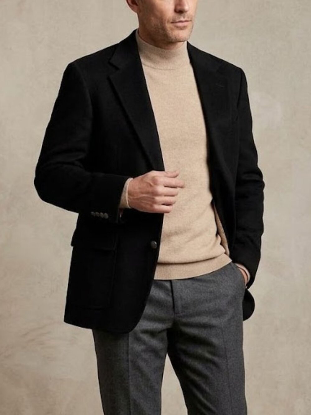 VTG 100% Cashmere Nordstrom Black Blazer Tailored in the USA
